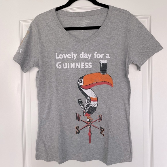 Brand New Guinness v neck tee Various Sizes - Picture 1 of 3